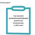 Czy wyzwanie #polskafantastykafajnajest powinno być kontynuowane w 2024 roku?